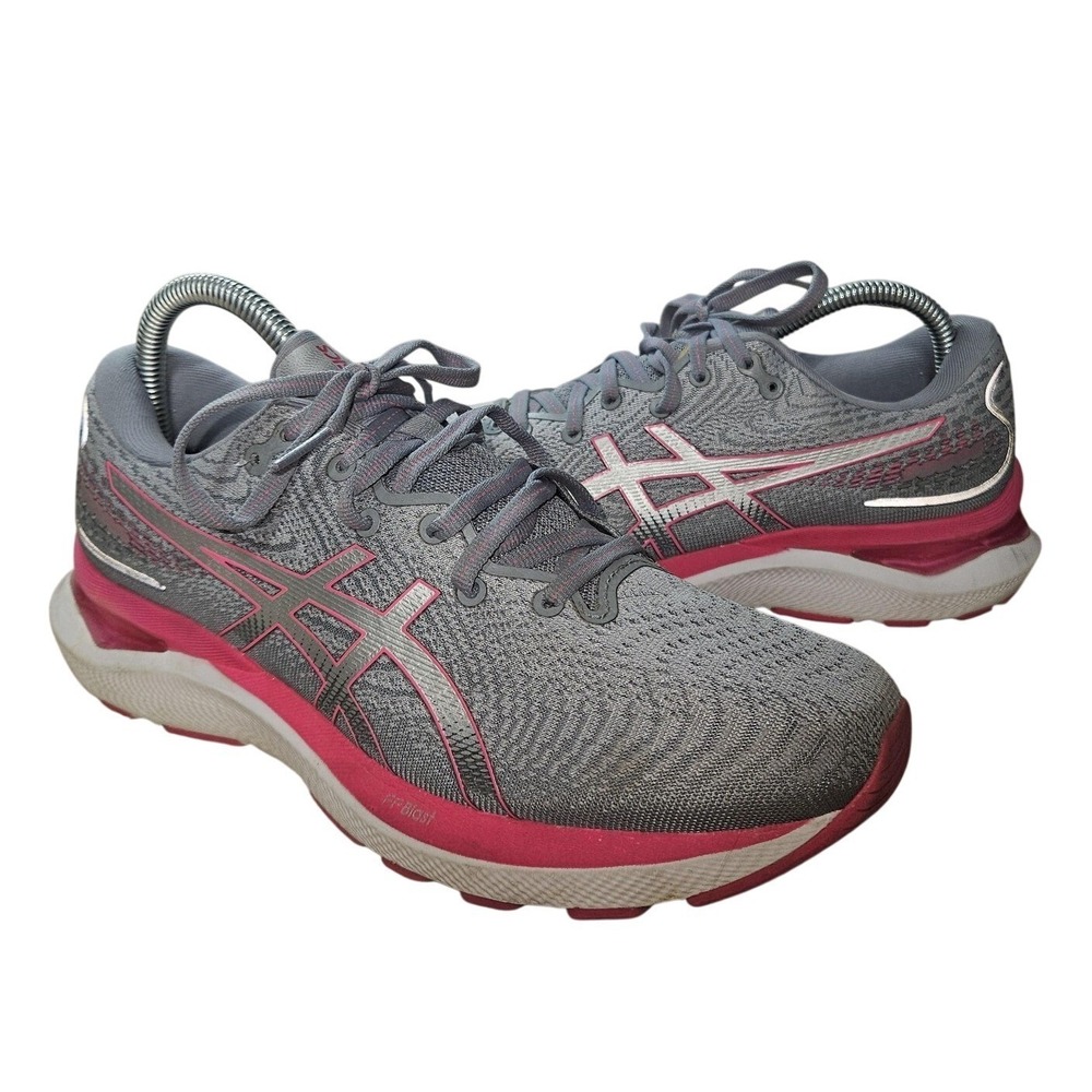 Asics Running Shoes‎ Womens Size 9 Gray Pink FF Blast Athletic Sneakers 1012B206